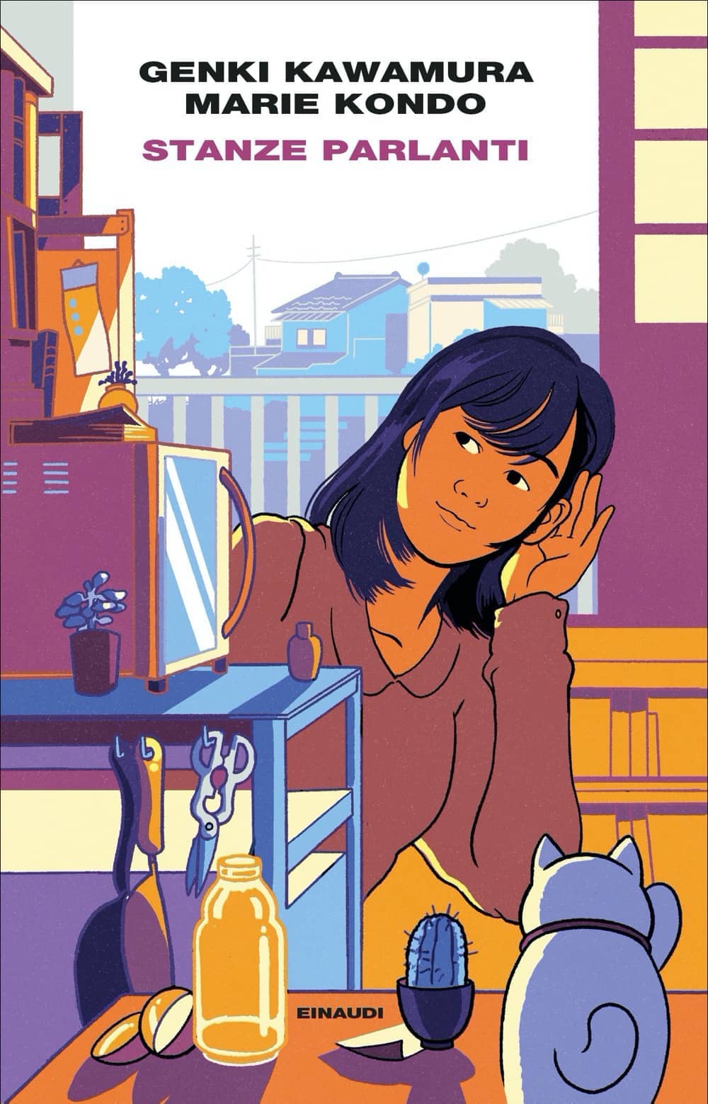 copertina libro stanze parlanti, Kawamura Genki